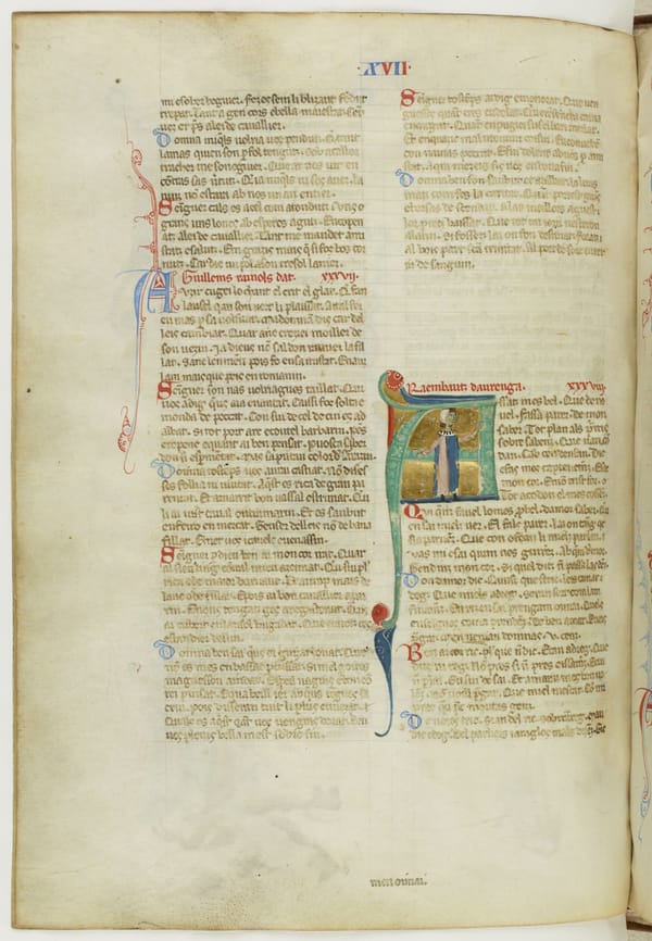 Chanson XVII, manuscrit I, feuillet 143v